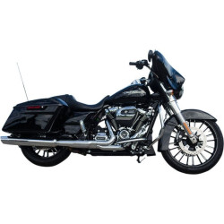 PartzBiz HD DS02012259 - Coastal Moto Black Cut Atlantic 3D 21” ล้อหน้า เฉพาะ Harley 00-07 FLH 3D-ATL213BC07
