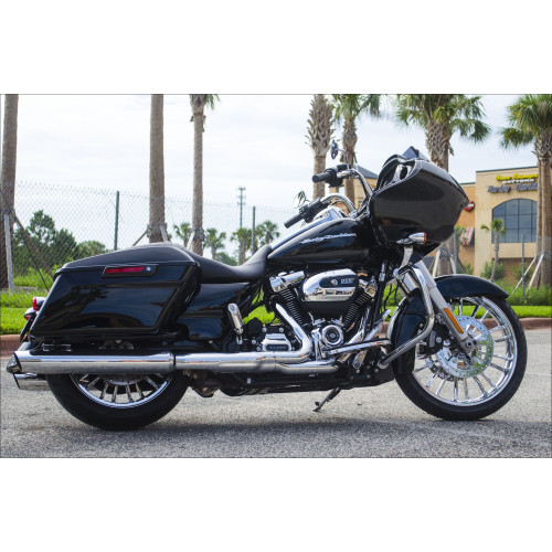 PartzBiz HD: 4420842-Coastal Moto Chrome Atlantic 3D 18 ” ล้อหลัง Only Harley 09-17 Non ABS | 3D-ATL185CH