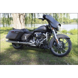 PartzBiz HD DS02012330 - Coastal Moto Chrome Hurricane 3D 21 ” ล้อหน้า เฉพาะ Harley 00-07