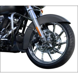 PartzBiz HD DS02012327 - Coastal Moto Chrome Hurricane 3D 21” ล้อหน้า เฉพาะ Harley 08-18 Non ABS