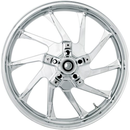 PartzBiz HD: 4420848-แพ็คเกจล้อและยาง Coastal Moto Chrome Hurricane Precision Cast 3D 21” สำหรับ Harley 00-23 | 3D-HUR213CHABST