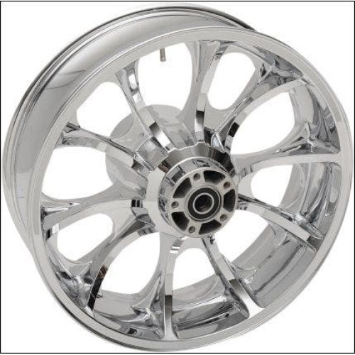 PartzBiz HD: 4420849-Coastal Moto Chrome Largo 3D 18 ” ล้อหลัง Only Harley 08-17 Non ABS | 3D-LGO185CH