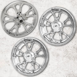 PartzBiz HD CM-LARGO-CHR-TRK - Coastal Moto Chrome Largo Precision Cast 3D 21” แพ็คเกจล้อและยางสำหรับ Harley Trike | 3D-LGO213CHABST PartzBiz HD CM-LARGO-CHR-TRK - Coastal Moto Chrome Largo Precision Cast 3D 21” แพ็คเกจล้อและยางสำหรับ Harley Trike | 3D-LGO213CHABST