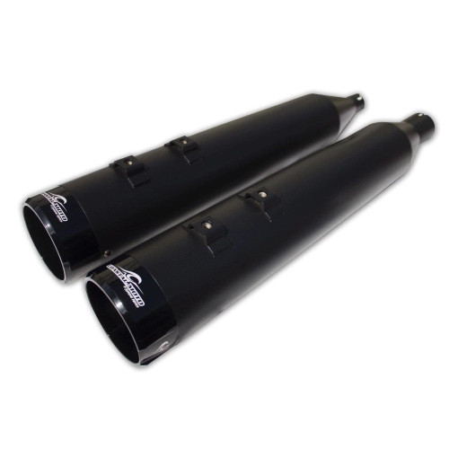 PartzBiz HD: 4420819-Coastal Moto Deep Shot Black 4.5" Slip-On Mufflers Harley Milwaukee Eight 17-Up PartzBiz HD: 4420819-Coastal Moto Deep Shot Black 4.5" Slip-On Mufflers Harley Milwaukee Eight 17-Up