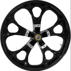 PartzBiz HD CM-LARGO-SB - Coastal Moto Gloss Black Largo Precision Cast 3D 21” แพ็คเกจล้อและยางสำหรับ Harley 00-23 PartzBiz HD CM-LARGO-SB - Coastal Moto Gloss Black Largo Precision Cast 3D 21” แพ็คเกจล้อและยางสำหรับ Harley 00-23