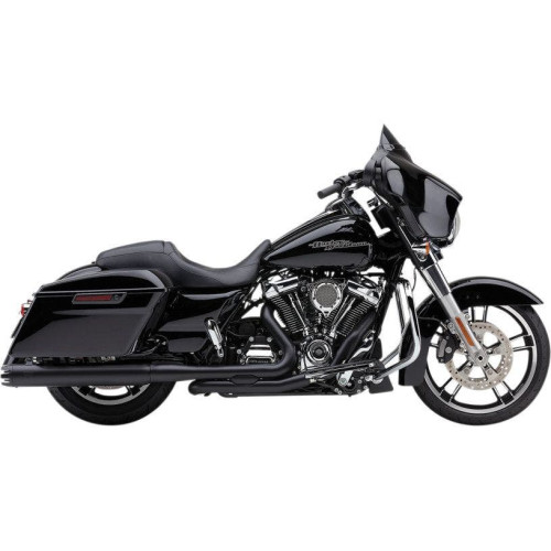 PartzBiz HD: 4420803-Cobra 4" Round NH Series Black Dual Cut Slip On Mufflers for Harley FLH 99-16 | 6266RB PartzBiz HD: 4420803-Cobra 4" Round NH Series Black Dual Cut Slip On Mufflers for Harley FLH 99-16 | 6266RB