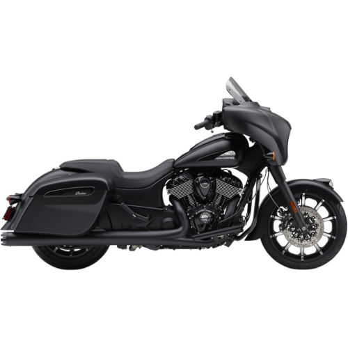 PartzBiz HD: 4420781-Cobra 5206 Chrome Dual Cut Neighbor Haters 4.5" Slip-On Muffler Indian 15-Up