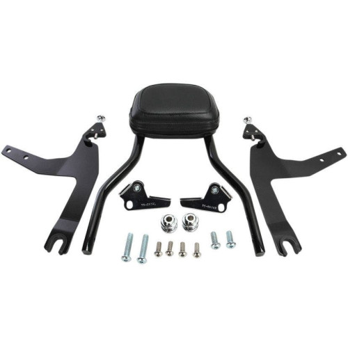 PartzBiz HD: 4420752-Cobra 602-2002B Black Complete Detachable Backrest Kit Harley 07-17 FL/ST 200mm | 602-2002B PartzBiz HD: 4420752-Cobra 602-2002B Black Complete Detachable Backrest Kit Harley 07-17 FL/ST 200mm | 602-2002B