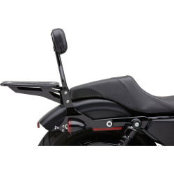 PartzBiz HD CBU-602-2005B - Cobra 602-2005B Black Complete Detachable Backrest Kit Harley Sportster XL 04-19 | 602-2005B PartzBiz HD CBU-602-2005B - Cobra 602-2005B Black Complete Detachable Backrest Kit Harley Sportster XL 04-19 | 602-2005B
