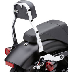 PartzBiz HD CBU-602-2021 - Cobra 602-2021 Chrome Mini 11" Square Detachable Backrest Kit Harley 00-05 FL/FX | 602-2021 PartzBiz HD CBU-602-2021 - Cobra 602-2021 Chrome Mini 11" Square Detachable Backrest Kit Harley 00-05 FL/FX | 602-2021