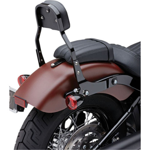 PartzBiz HD: 4420759-Cobra 602-2022B Black Mini 11" Square Detachable Backrest Kit Harley 07-17 FL/FX | 602-2022B PartzBiz HD: 4420759-Cobra 602-2022B Black Mini 11" Square Detachable Backrest Kit Harley 07-17 FL/FX | 602-2022B