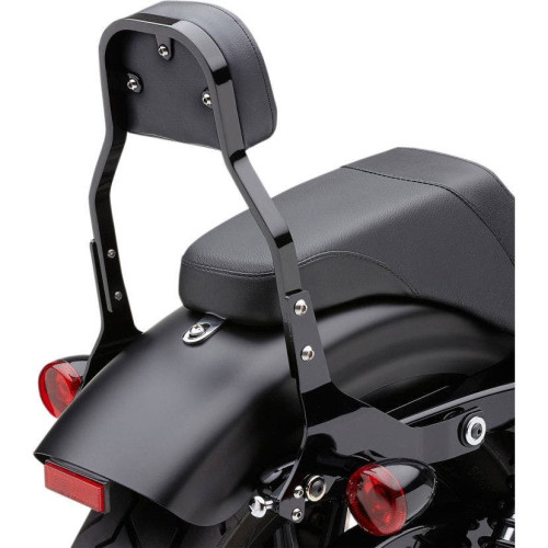 PartzBiz HD: 4420761-Cobra 602-202B Black Mini 11" Square Detachable Backrest Kit Harley 00-05 FL/FX | 602-2021B PartzBiz HD: 4420761-Cobra 602-202B Black Mini 11" Square Detachable Backrest Kit Harley 00-05 FL/FX | 602-2021B