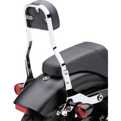 PartzBiz HD CBU-602-2041 - Cobra 602-2041 Chrome Short 14" Square Detachable Backrest Kit Harley 00-05 FL FX | 602-2041 PartzBiz HD CBU-602-2041 - Cobra 602-2041 Chrome Short 14" Square Detachable Backrest Kit Harley 00-05 FL FX | 602-2041