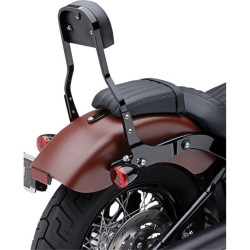 PartzBiz HD CBU-602-2042B - Cobra 602-2042B Black Short 14" Square Detachable Backrest Kit Harley 07-17 FL/FX | 602-2042B PartzBiz HD CBU-602-2042B - Cobra 602-2042B Black Short 14" Square Detachable Backrest Kit Harley 07-17 FL/FX | 602-2042B