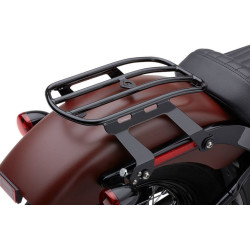 PartzBiz HD CBU-602-2510B - Cobra 602-2510B Black Detachable Solo Luggage Rack Harley M8 Softail 18-Up