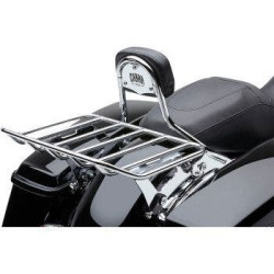 PartzBiz HD CBU-602-2601B - Cobra 602-2601B Black Big Ass Detachable Luggage Rack Harley FLH/T 97-08