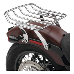 PartzBiz HD CBU-602-2614 - Cobra 602-2614 Chrome Big Ass Racks Detachable Luggage Carrier 18-19 softail heritage classic flhc cargo accessories 