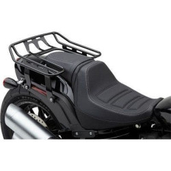 PartzBiz HD CBU-602-2616B - Cobra 602-2616B Black Big Ass Racks Detachable Luggage Carrier 18-19 softail fat bob fxfb cargo accessories 