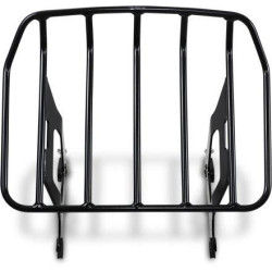PartzBiz HD CBU-602-2600B - Cobra 602-2616B Black Big Ass Racks Detachable Luggage Carrier Harley FLH 09-19 softail fat bob fxfb cargo accessories 