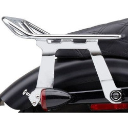 PartzBiz HD CBU-602-2631 - Cobra 602-2631 Chrome Big Ass Racks Detachable Luggage Carrier 91-17 Dyna Softail fat bob fxfb cargo accessories 