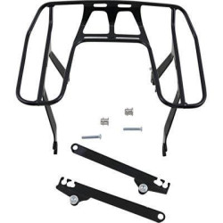 PartzBiz HD CBU-602-2630B - Cobra 602-2631B Black Big Ass Racks Detachable Luggage Carrier 06-17 Dyna Dyna Softail fat bob fxfb cargo accessories 