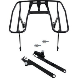 PartzBiz HD CBU-602-2631B - Cobra 602-2631 Chrome Big Ass Racks Detachable Luggage Carrier 91-17 Dyna Softail fat bob fxfb cargo accessories 