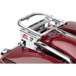 PartzBiz HD CBU-602-2700 - Cobra 602-2704 Chrome Solo ที่ถอดออกได้ Tour Pack Mount Kit Harley FLH/T 14-20 1510-0667 631473 15100667 electra แผนที่ street glide king