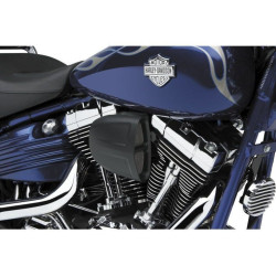 PartzBiz HD CBU-606-0102B - Cobra 606-0102B สีดำ PowrFlo Air Intake Kit 00-17 Softail/Dyna & 00-07 Touring 631097