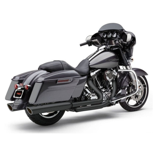 PartzBiz HD: 4420718-Cobra 6106RB Black 909 Twins 4" Slip On Exhaust Mufflers Harley Touring 95-16 1801-1025 632335 PartzBiz HD: 4420718-Cobra 6106RB Black 909 Twins 4" Slip On Exhaust Mufflers Harley Touring 95-16 1801-1025 632335