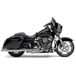 PartzBiz HD CBU-6268 - Cobra 6268 Chrome 909 Uppercut 4 ” Slip On Muffler Exhaust Harley Touring 95-16 1801-1214 631293