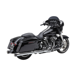 PartzBiz HD CBU-6277 - Cobra 6277 Chrome Gen2 Neighbor Haters 4 ” Round Slip On Mufflers Harley 17-22 | ท่อไอเสีย 6277