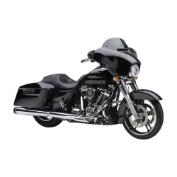 PartzBiz HD CBU-6291 - Cobra 6291 Chrome Gen2 Neighbor Haters 4.5 ” Round Slip On Mufflers Harley 17-22 | ท่อแต่ง 6291