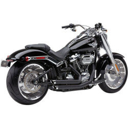 PartzBiz HD CBU-6863B - Cobra 6863B Black Speedster Slashdown Slash Down ท่อไอเสียแบบเต็มส่วนหัวท่อไอเสีย 18-Up Harley Davidson Softail FLFB FLFBS FXBRS 1800-2324 18002324 631398