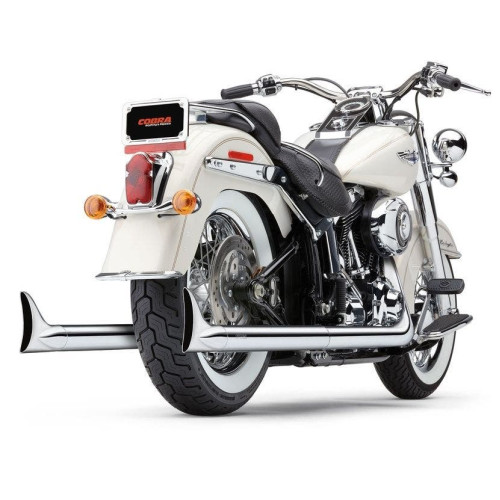 PartzBiz HD: 4420708-Cobra 6989 Chrome True Dual Fishtail Exhaust Pipe V-Twin Softail FXST FLST 12-17 630079 header full system best for performance tune horsepower gain mayan mayans cholo PartzBiz HD: 4420708-Cobra 6989 Chrome True Dual Fishtail Exhaust Pipe V-Twin Softail FXST FLST 12-17 630079 header full system best for performance tune horsepower gain mayan mayans cholo