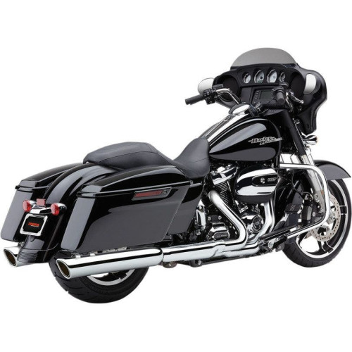 PartzBiz HD: 4420709-Cobra 909 Chrome Twins 4 ” Scallop Slash Cut Mufflers สำหรับ Harley FL 2017 | 6108 PartzBiz HD: 4420709-Cobra 909 Chrome Twins 4 ” Scallop Slash Cut Mufflers สำหรับ Harley FL 2017 | 6108