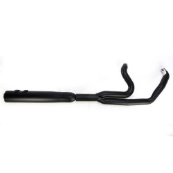 PartzBiz HD CBU-6450B - ท่อ Cobra Black Powerflo RPT 2-Into-1 พร้อมท่อไอเสีย 4.5 Harley 10-16 FLH/T | 6450B