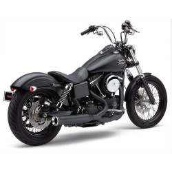 PartzBiz HD CBU-6468B - Cobra Black PowerPro HP 2 into 1 RPT Exhaust for Harley Dyna FXD 12-16 | 6468B