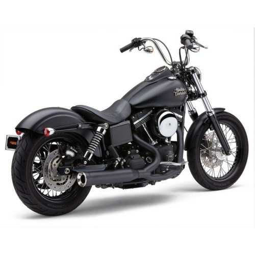 PartzBiz HD: 4420685-Cobra Black PowerPro HP 2 into 1 RPT Exhaust for Harley Dyna FXD 12-16 | 6468B PartzBiz HD: 4420685-Cobra Black PowerPro HP 2 into 1 RPT Exhaust for Harley Dyna FXD 12-16 | 6468B