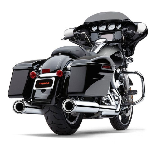 PartzBiz HD: 4420633-Cobra Chrome Neighbor Hater NH Series 4.5" Slip On Mufflers Mufflers Harley FLH | 6107