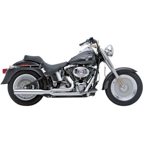 PartzBiz HD: 4420638-Cobra Chrome PowerPro HP 2-into-1 Exhaust for Harley Softail 12-16 FLST FXST | 6422 PartzBiz HD: 4420638-Cobra Chrome PowerPro HP 2-into-1 Exhaust for Harley Softail 12-16 FLST FXST | 6422
