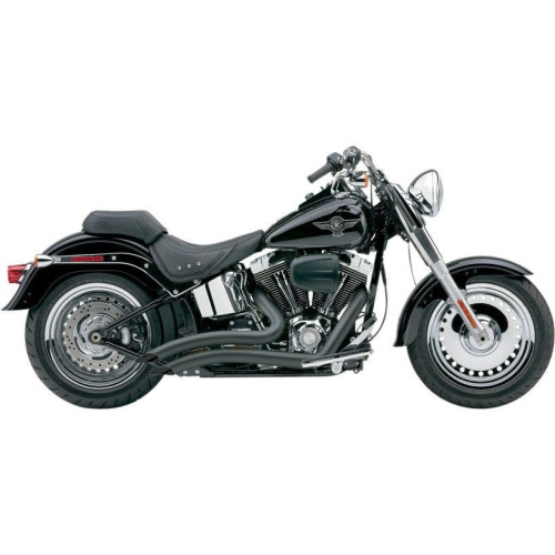 PartzBiz HD: 4420597-Cobra Speedster Short Swept Black PowerPort 2:2 Exhaust Harley Softail 07-11 | 6224B PartzBiz HD: 4420597-Cobra Speedster Short Swept Black PowerPort 2:2 Exhaust Harley Softail 07-11 | 6224B