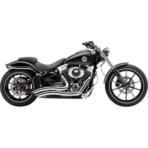 PartzBiz HD: 4420600-Cobra Speedster Short Swept Chrome PowerPort 2:2 Exhaust Harley Breakout 13-16 | 6226 PartzBiz HD: 4420600-Cobra Speedster Short Swept Chrome PowerPort 2:2 Exhaust Harley Breakout 13-16 | 6226