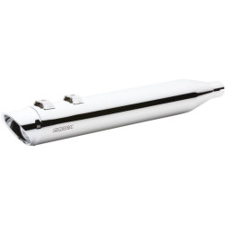 PartzBiz HD CBU-6301 - Cobra Tri Glider Chrome 3.75 ” Slip On Mufflers สำหรับ Harley Tri Glide Trike | 6301