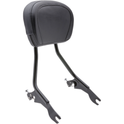 PartzBiz HD CBU-602-2000B - Cobra USA 602-2000B พนักพิงที่ถอดออกได้อย่างรวดเร็วสีดำ Harley Touring 09-Up