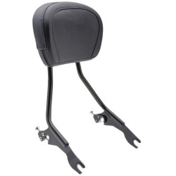 PartzBiz HD CBU-602-2012B - Cobra USA 602-2012B พนักพิงผู้โดยสารแบบถอดออกได้สีดำ Harley Touring 97-08