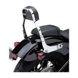 PartzBiz HD CBU-602-2026 - Cobra USA 602-2026 Chrome 11 ” ชุดพนักพิงแบบถอดออกได้ 2018 Harley Softail M8 1501-0594 15010594