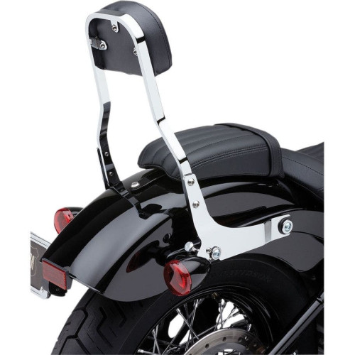 PartzBiz HD: 4420573-Cobra USA 602-2046 Square Chrome 14” ชุดพนักพิงแบบถอดได้ 2018 Harley Softail 1501-0596 15010596