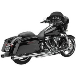 PartzBiz HD CBU-6208 - Cobra USA 6208 Chrome El Diablo 4 ” ท่อท่อไอเสีย 17-Up Harley FLH FLT 1801-1213 18011213 631286