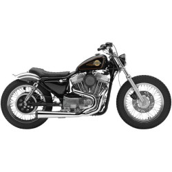 PartzBiz HD CBU-6471 - Cobra USA 6471 Chrome 4 ” El Diablo 2-Into-1 Exhaust 86-03 Harley Sportster XL 631401 1800-2353 18002353