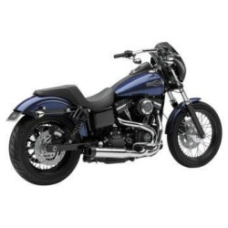 PartzBiz HD CBU-6476 - Cobra USA 6476 Chrome 4 ” El Diablo 2-Into-1 Exhaust 06-11 Harley Dyna FXD 1800-2164 18002164 631272